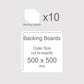 500 x 500 mm, Mountboard Backs for Picture Mounts