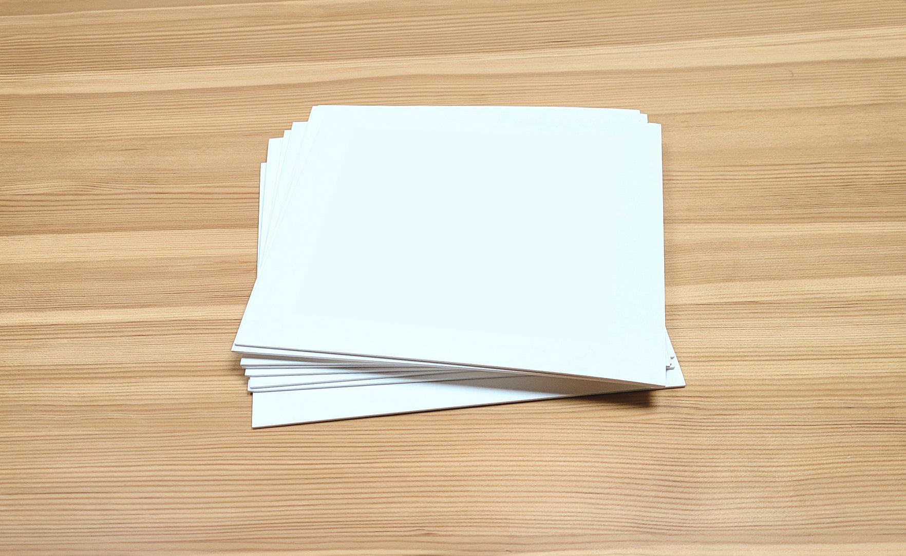 Pack of 10 mountboard backing boards. Standard square sizes. Choice of colour.