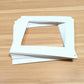 Standard size square picture window photo mounts