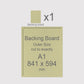 A1, 841 x 594 mm, Mountboard Backs for Picture Mounts