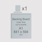 A1, 841 x 594 mm, Mountboard Backs for Picture Mounts