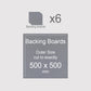 500 x 500 mm, Mountboard Backs for Picture Mounts