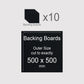 500 x 500 mm, Mountboard Backs for Picture Mounts