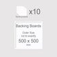 500 x 500 mm, Mountboard Backs for Picture Mounts
