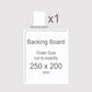 250 x 200 mm, Mountboard Backs for Picture Mounts