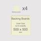 500 x 500 mm, Mountboard Backs for Picture Mounts
