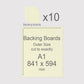 A1, 841 x 594 mm, Mountboard Backs for Picture Mounts