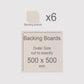 500 x 500 mm, Mountboard Backs for Picture Mounts