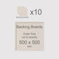 500 x 500 mm, Mountboard Backs for Picture Mounts
