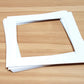 Pack of 5 square photo mounts