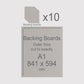 A1, 841 x 594 mm, Mountboard Backs for Picture Mounts